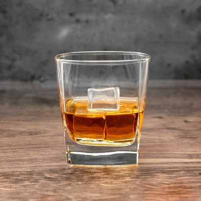 Personalized Hunting Square Rocks Glass