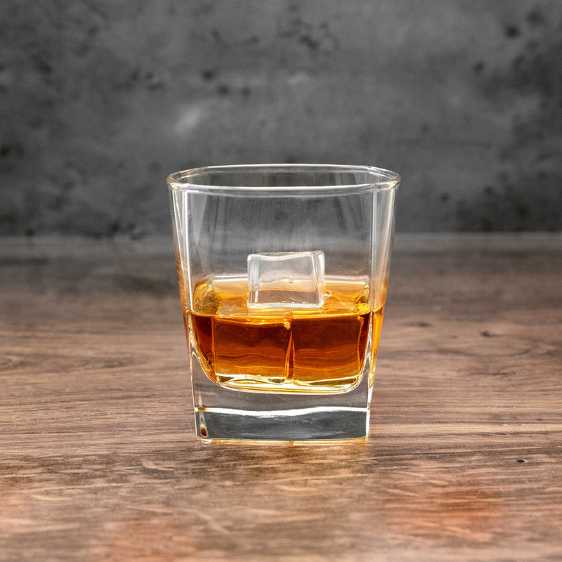 Funny Wedding Square Lowball Glass