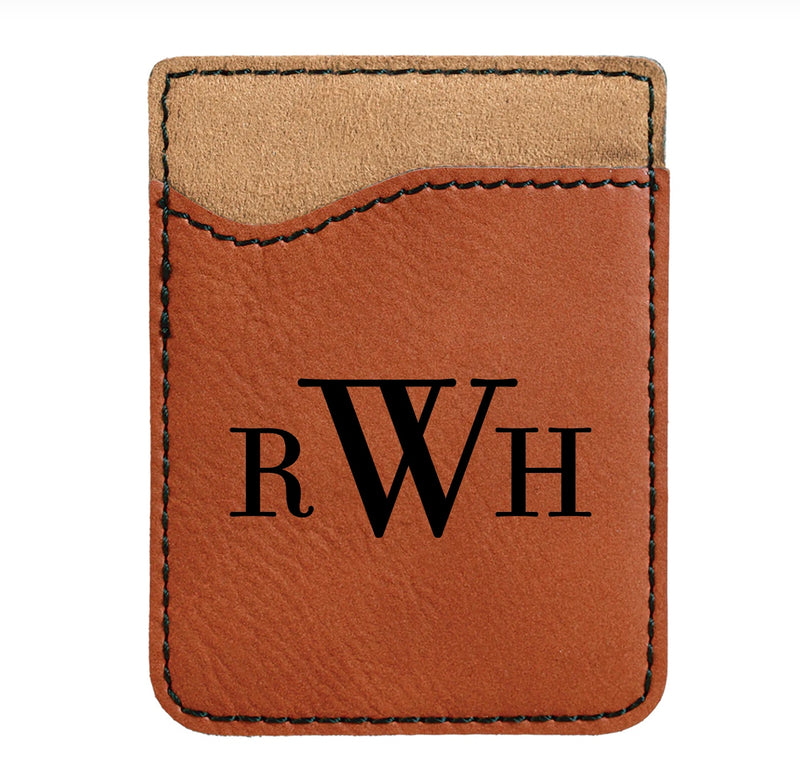 Personalized Bridesmaid Leather Phone Wallets