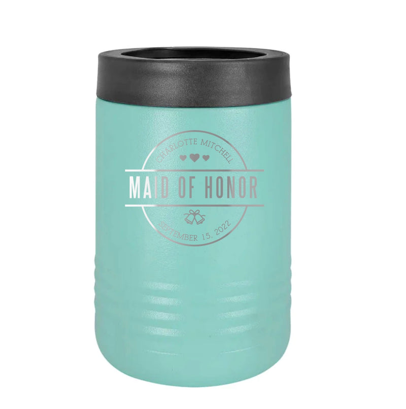Personalized Bridesmaid Can Holders
