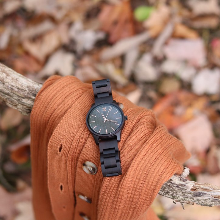 Chocolate Rose Dark Sandalwood & Rose Gold Watch