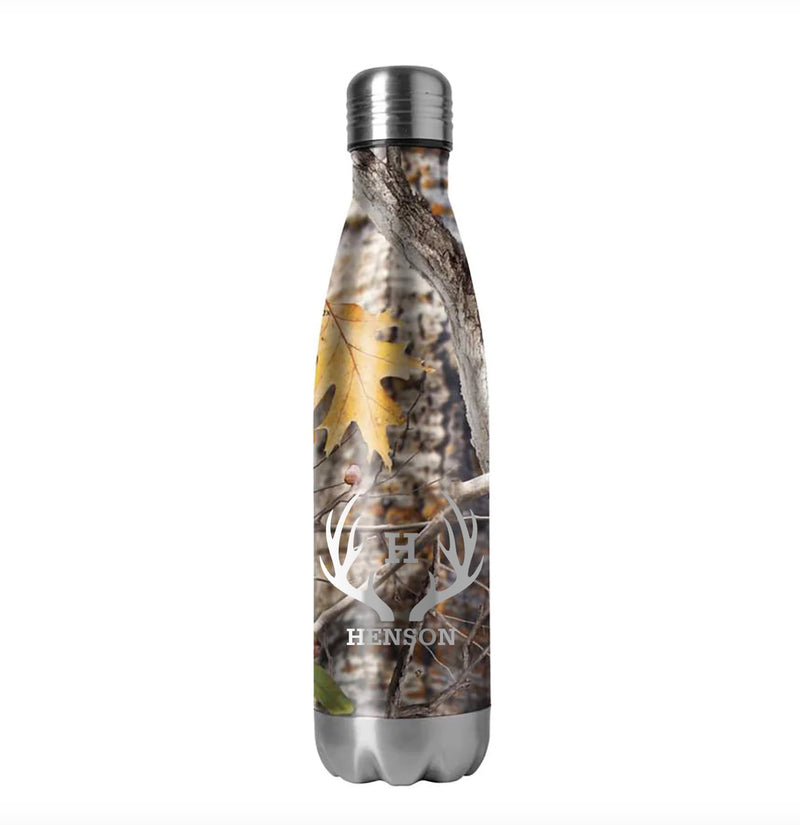 Personalized Camouflage Water Bottle