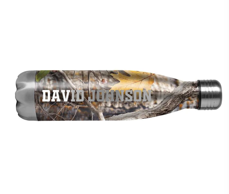 Personalized Camouflage Water Bottle