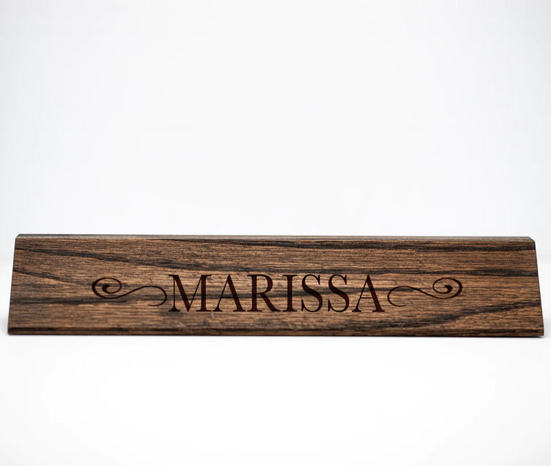 Personalized Desk Name Plate
