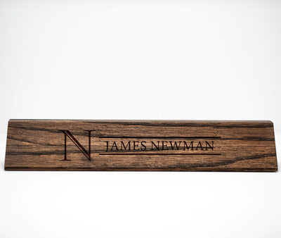Personalized Desk Name Plate