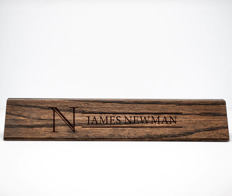 Personalized Desk Name Plate