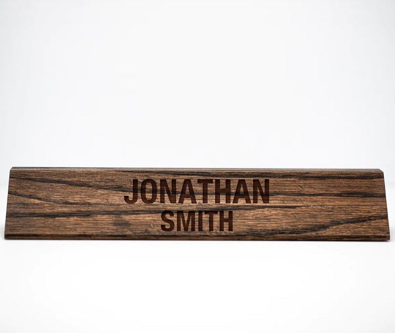 Personalized Desk Name Plate