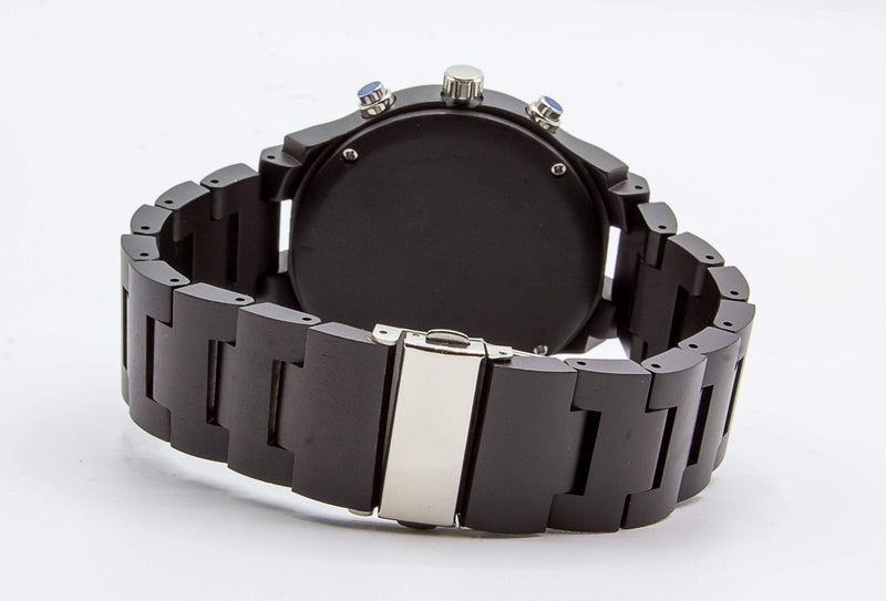 Personalized Excelente Wooden Watch | Black & Red
