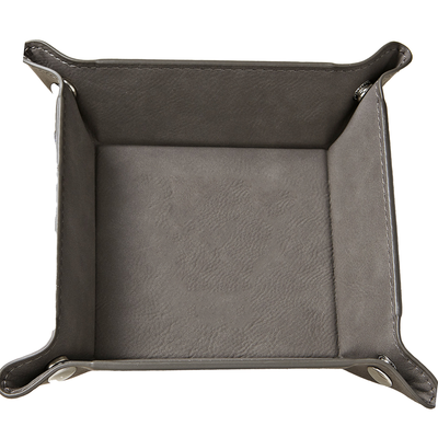 Personalized Gray Snap Up Tray