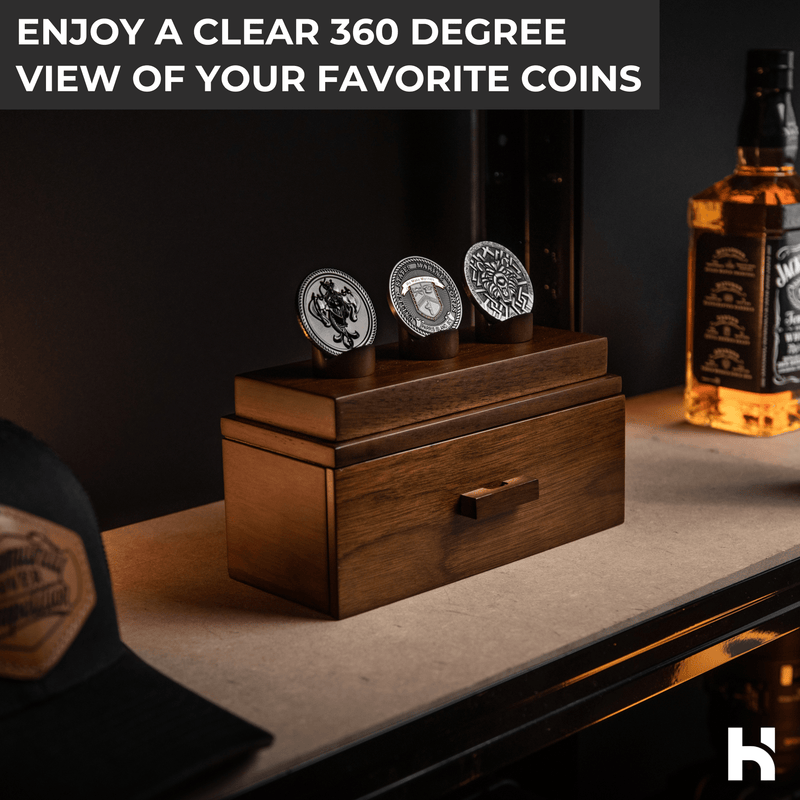 The Podium Coin Display Case
