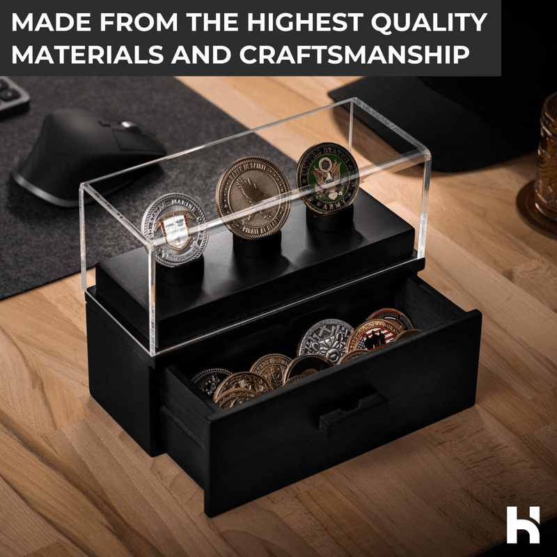 The Podium Coin Display Case