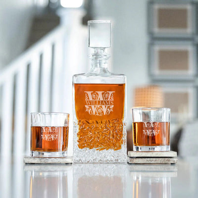 Personalized Best Man Kinsale Decanter Set