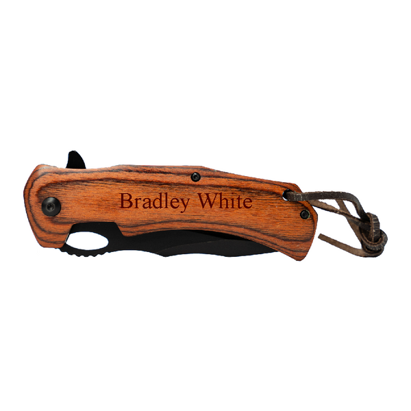 Saw Mountain Personalized Pocket Knife