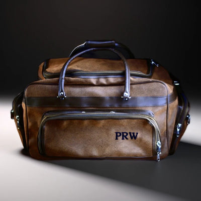 Personalized Legacy Leather Weekender Duffle Bag