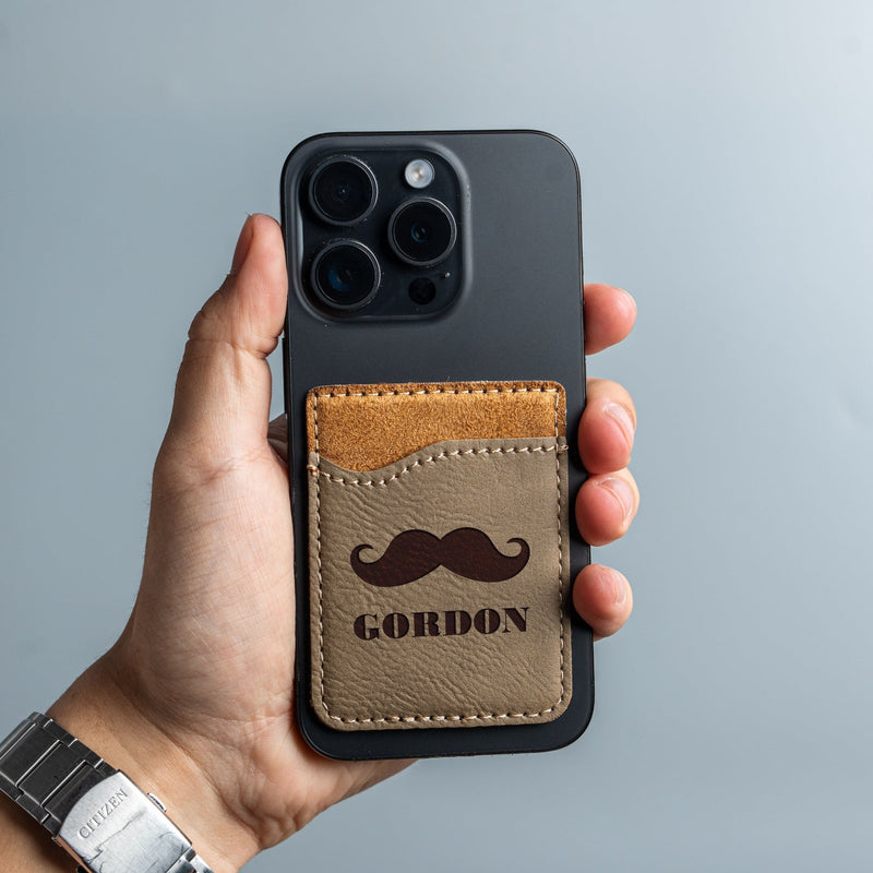 Personalized Groomsmen Leather Phone Wallets