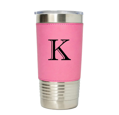 Personalized Pink 20 oz. Travel Tumbler