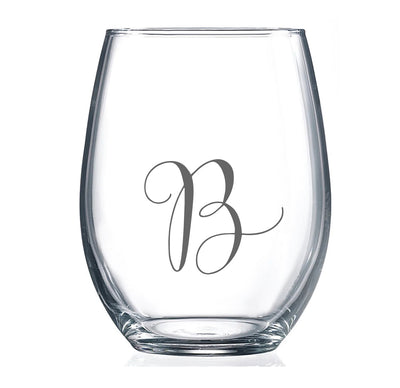 Personalized Stemless Wine Glass