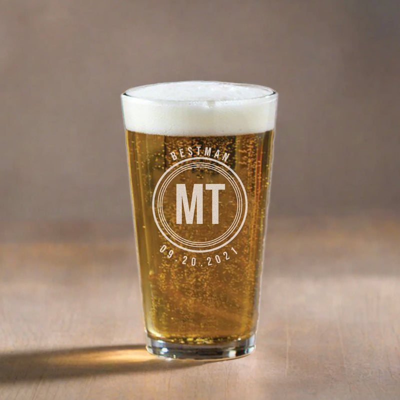 Personalized 16 oz. Pint Glass