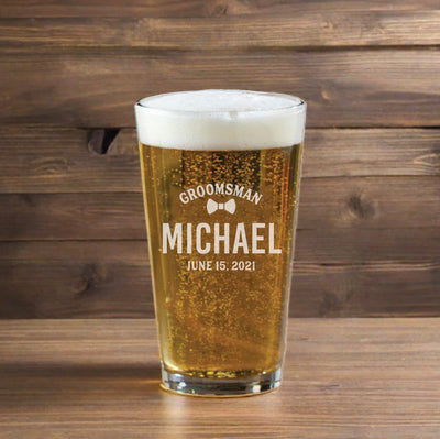 Personalized 16 oz. Pint Glass