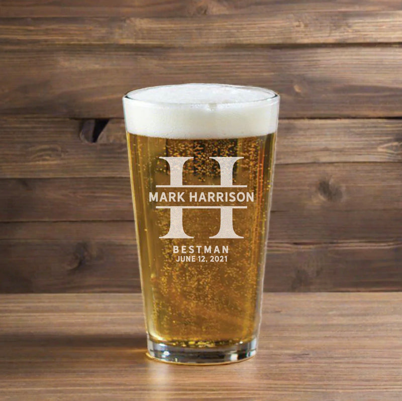 Personalized 16 oz. Pint Glass