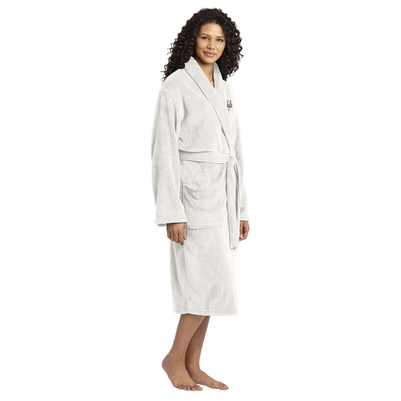 Port Authority Plush Microfleece Shawl Collar Robe. R102