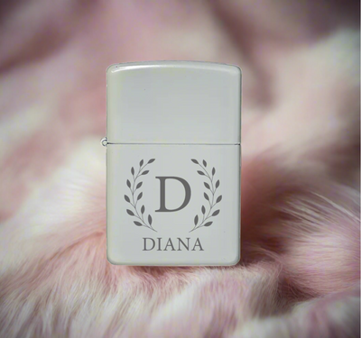 Personalized White Lighter