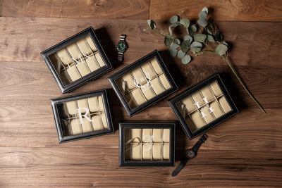 Personalized Groomsmen Watch Boxes Set of 5