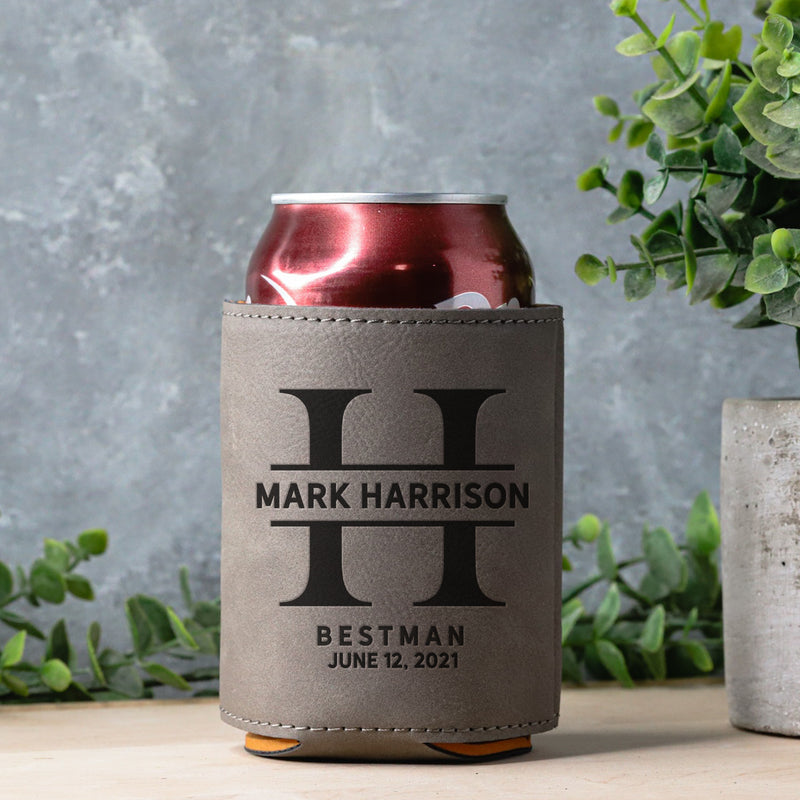 Personalized Groomsmen Can Coolers
