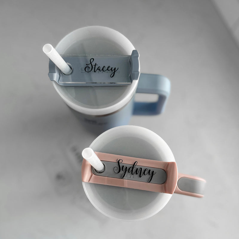 Personalized Acrylic Top Piece for Stanley Tumbler