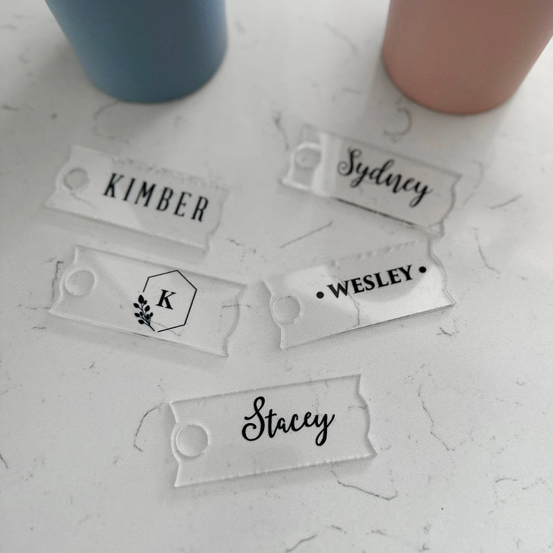 Personalized Acrylic Top Piece for Stanley Tumbler