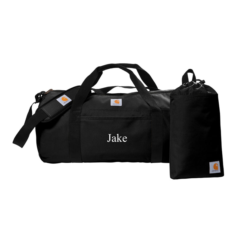 Personalized Carhartt Canvas Packable Duffel with Pouch