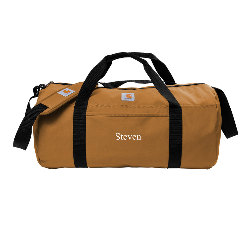 Personalized Carhartt Canvas Packable Duffel with Pouch