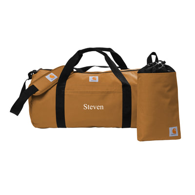 Personalized Carhartt Canvas Packable Duffel with Pouch