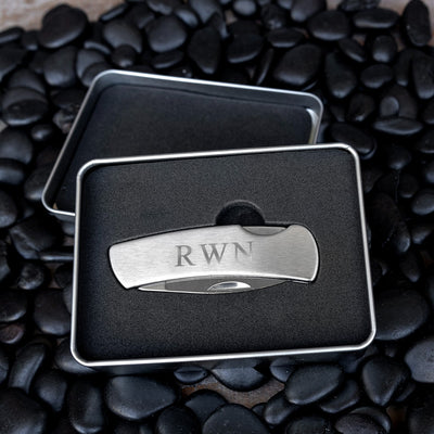 Personalized Stainless Steel Pocket Knife