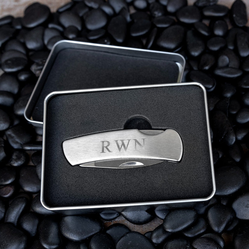 Personalized Stainless Steel Pocket Knife