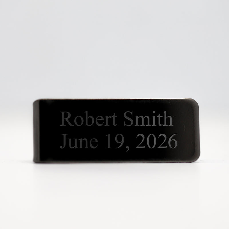 Personalized Metal Money Clip