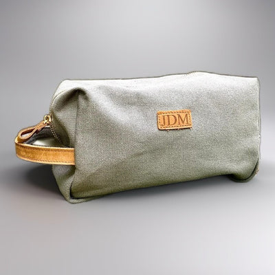 Personalized Canvas Travel Toiletry Bag