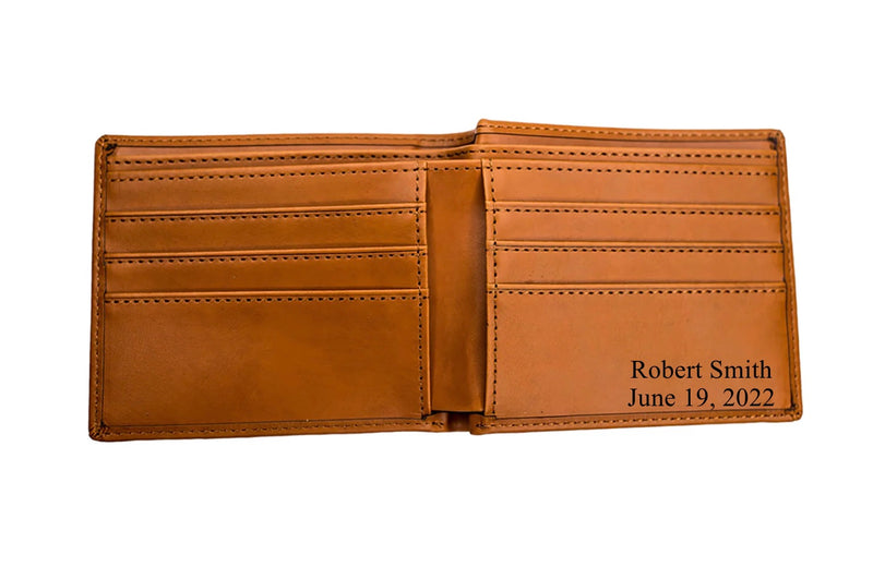 Personalized Vegan Leather Wallet