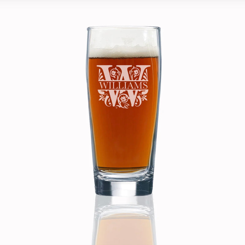 Personalized 16 oz. Willi Becher Beer Glass