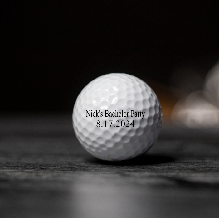 Personalized Groomsmen Golf Balls