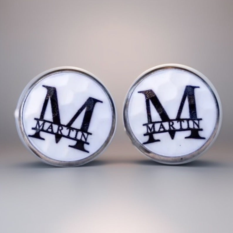 Personalized Golf Ball Cufflinks