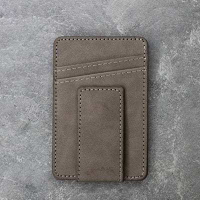 Personalized Leather Magnetic Money Clip