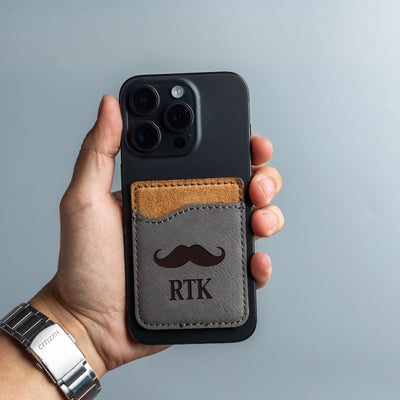 Personalized Groomsmen Leather Phone Wallets