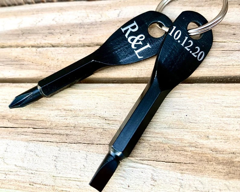 Personalized Keychain Screwdrivers