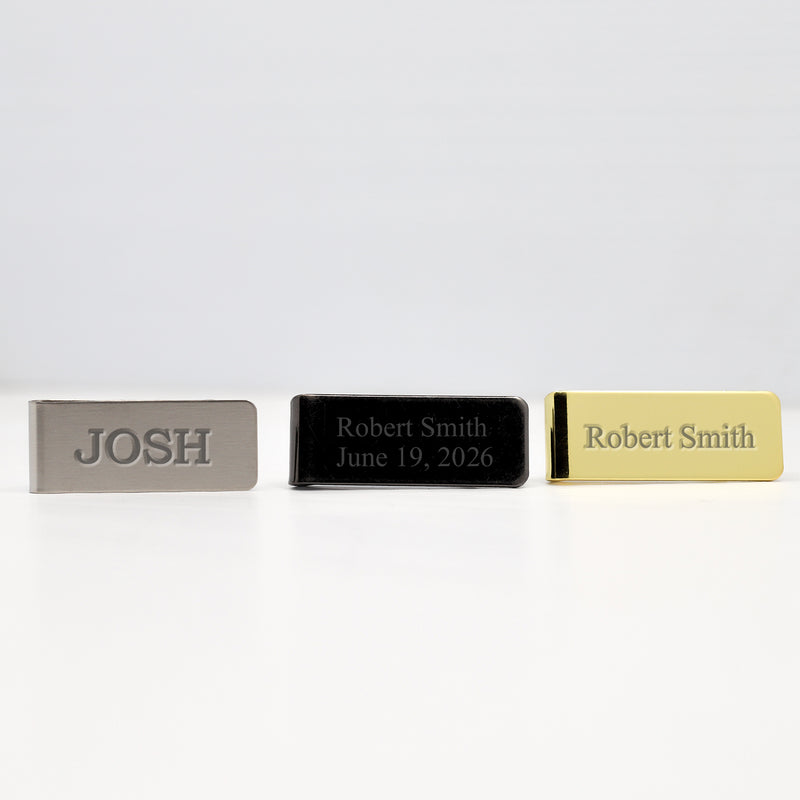 Personalized Metal Money Clip