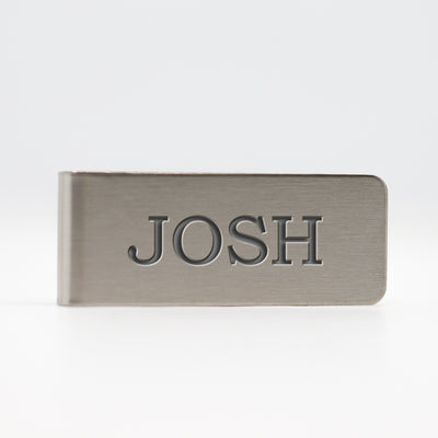 Personalized Metal Money Clip