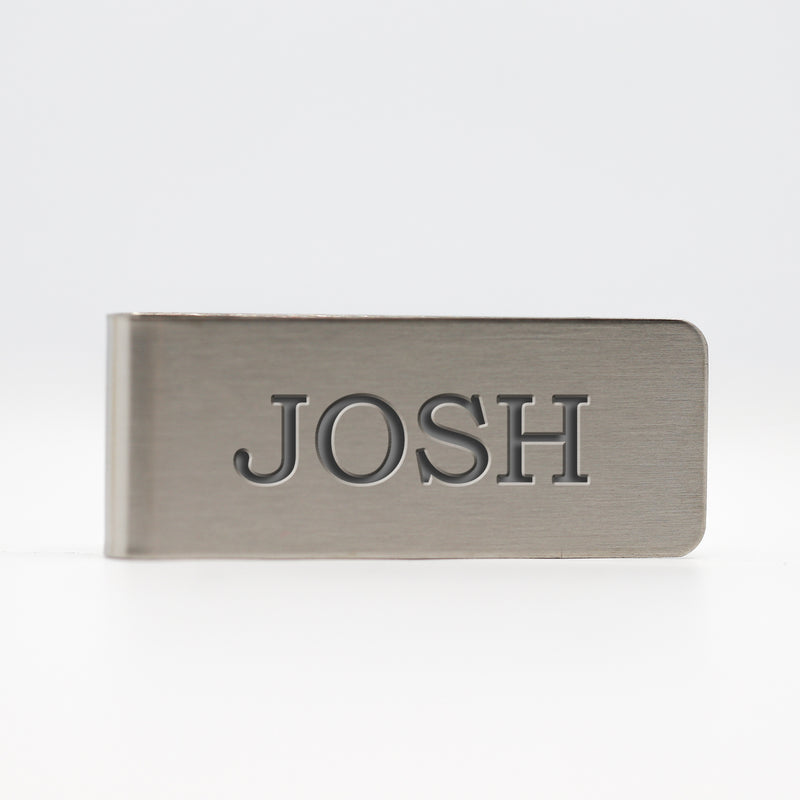 Personalized Metal Money Clip