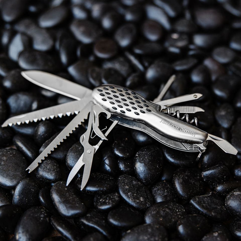 Groomsmen Set of 5 Swiss Army Knives - 13 Function