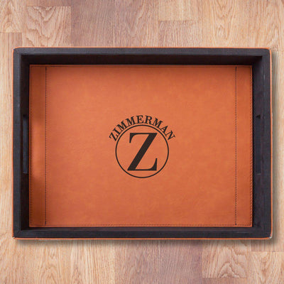 Personalized Serving Tray - Rawhide
