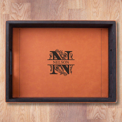 Personalized Serving Tray - Rawhide